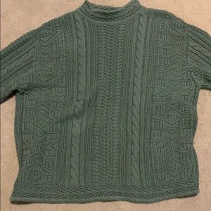 L.L. Bean Pastel Green Sweater